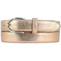 BELTINGER Ledergürtel Damen-Gürtel in Metall-Optik 3 cm - Leder-Gürtel Metallic-Look für Dam (1-St)