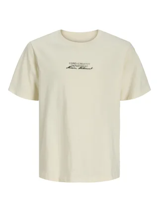 JACK&JONES - JCODUST GRAPHIC BACK TEE SS CN JNR Sweet Corn - Gr. - 176