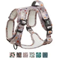ARIZONA HOT DOGS Hunde-Geschirr Neopren Griffgeschirr Sweet Love, Taupe M