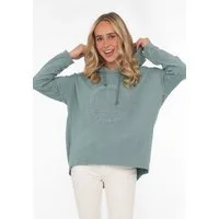 Zwillingsherz Hoodie "Moin" Kapuze, Kordelzug, Langarm, maritimer Schriftzug