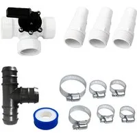 Arebos Bypass-Set Pool Adapter, Solarheizung, 12-teilig, (Set)