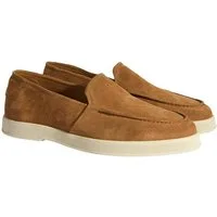 Desa Herren-Slipper – Obermaterial aus Wildleder, Lederfutter, flacher Abs Loafer
