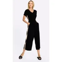 heine Jumpsuit Jumpsuit Kurzarm Innenbeinlänge ca. 54 cm