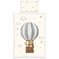 Baby Best Babybettwäsche babybest Ballonfahrt, Renforcé, 2 teilig, Wendebettwäsche