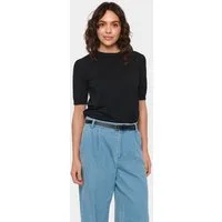 Saint Tropez Kurzarmpullover MilaSZ SS Viskosemischung, Classic fit