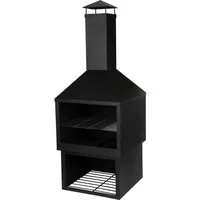 Ambiance Feuerstelle Hoher Schornsteingrill, 118 cm, (einzeln, Feuerkorb)