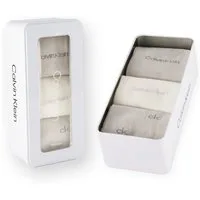 Calvin Klein Socken CK WOMEN SOCK GIFTBOX GRID AOP (3er Pack) Geschenkbox