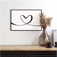 Reinders! Bild mit Rahmen Heart Lines