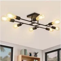 Nettlife Deckenleuchte Deckenleuchte Deckenlampe Vintage Wohnzimmer E27, LED wechselbar, Wohnzimmer Schlafzimmer Esszimmer