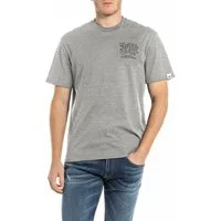 Replay T-Shirt mit Marken-Print auf der Brust