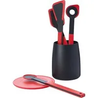 WOLL Kochbesteck-Set Cook it (Set, 5-tlg), aus hochwertigem Kunststoff und Silikon