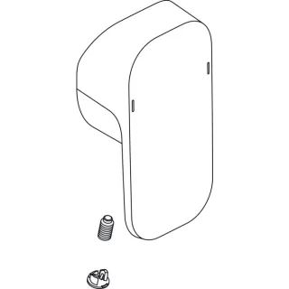Ideal Standard Griff TONIC II, 47er, m.Logo ISI, A860896AA Chrom