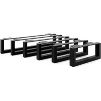 HEVVA Möbelfuß Möbelfüße GRAZ - 7 Größen von 20-50 cm - Kommodenbeine, Schrankfüße, (Set-Option: Sie können entweder 1 Stück oder ein Set von 2 Stück kaufen)