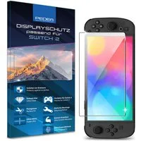 PEDEA Spielekonsolen-Tasche passend für die Nintendo Switch 2, Maßgeschneiderter Displayschuz aus gehärtetem Glas