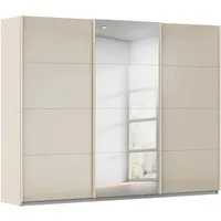 OTTO home Schwebetürenschrank Kleiderschrank Kleiderschränke Schrank Garderobe AGORDO mit Glasfront (Breiten 203/271/315/360 cm, Höhen 210/229 cm) durchdachte Innenausstattung, in 4 Breiten und 2 Höhen MADE IN GERMANY