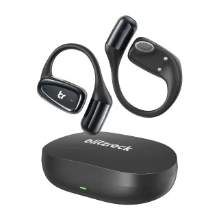 BlitzRock BR-CT3 Mini Open Ear Headphone bluetooth 5.4 Wireless Earphone Light Comfortable Ear Hooks Clear Call IPX7 Wat