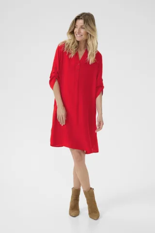 Kleid CRWilma Straight fit red