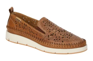 Pikolinos W8D-3896 TENERIFE Damen Slipper braun Echtleder flexibel Gummisohle