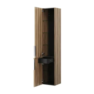 Burgbad Hochschrank Eqio 1760x350x320 Frassino Dekor Cappuccino, HSBA035LF3437 HSBA035LF3437