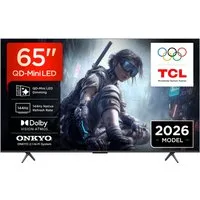 TCL 65T8DXB Mini-LED-Fernseher (164 cm/65 Zoll, 4K Ultra HD, Smart-TV, Google TV, QD-Mini LED, AiPQ Pro Prozessor, 144Hz, Dolby Atmos, Apple AirPlay 2)