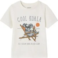 vertbaudet Kurzarmshirt Jungen T-Shirt, Tierprint