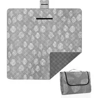 Picknickdecke Picknickdecke, Faltbare Stranddecke Campingdecke, 200 x 200 cm, TUWENA, Wasserdichte Stranddecke, Waschbar Picknick Decke für 4-6 Personen