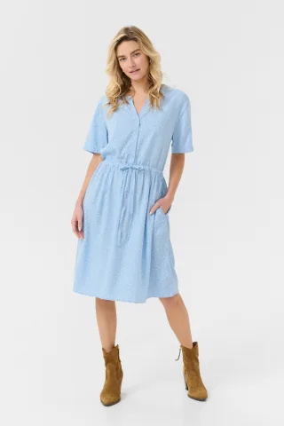 Kleid Feminine Placid Blue Dot blue multi
