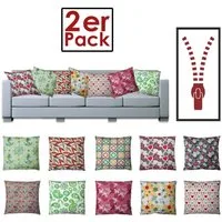 Bilderrahmen Neumann Dekokissen 2er Set Dekokissen, Sofakissen 45x45cm, mit Füllung, v. Dessings