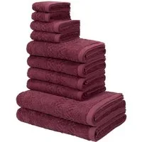 OTTO home Handtuch Set Regona, als 10 tlg Set und Serie, Premium Handtücher, 500 gr/m², Frottier (Set, 10-St), Duschtücher, Handtücher, Gästetücher, Seiftücher, 5 Jahre Garantie