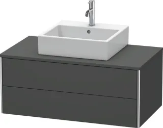 Duravit XSquare Konsolenwaschtischunterbau wandhängend Graphit Matt 1000x548x400 mm - XS491104949 XS491104949