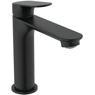 Ideal Standard Waschtisch-Armatur H120 CeralifeO Ausladung 135mm mit Push-Open Ventil BlueStart Silk BE100XG