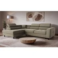OTTO home Ecksofa AADEN Schlafsofa 254 cm - OTTO. Verlässliche Qualität., mit Bettfunktion, Bettkasten, Kopfstützen, rechts/links bestellbar