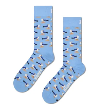 happy socks - Seagull Sock Blau - Gr. - 43.5