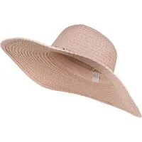 styleBREAKER Sonnenhut Papierstroh Sonnenhut Perlen Hutband (1-St)