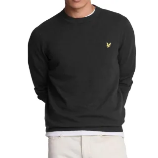 Lyle & Scott Pullover mit Rundhalsausschnitt in Gunmetal Grey