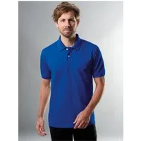 Trigema Poloshirt TRIGEMA Polohemd mit Brusttasche (1-tlg)