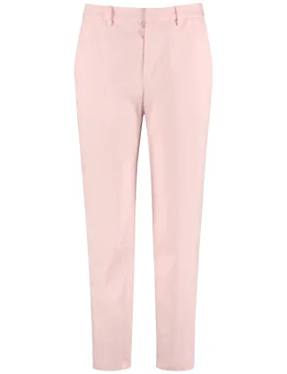 TAIFUN - 7/8 Chino aus Baumwoll-Stretch violet/pink - Gr. - 34