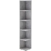 BEGA OFFICE Eckregal Corner Light, mit 5 offenen Fächer, 24x25,7x141 cm