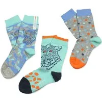 Camano Langsocken CA3811 (Packung, 3-Paar, 3 Paar) Kinder Mädchen Socken, Baumwolle, Kindersocken