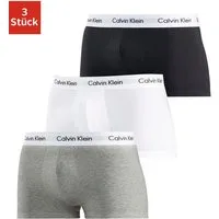 Calvin Klein Underwear Trunk Low Rise Trunk 3 PACK (3-St) mit weißem Webbund
