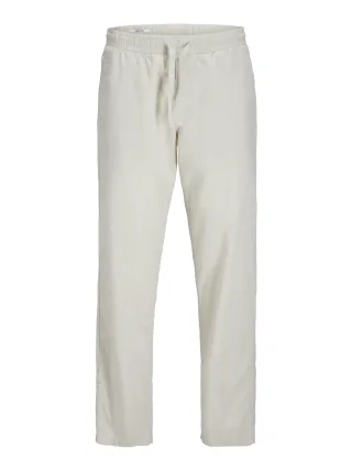 JACK&JONES - JPSTKANE SUMMER LINEN BLEND JOGGER SN Feather Gray - Gr. - S