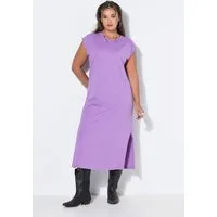 Studio Untold Jerseykleid Jersey-Midikleid oversized ärmellos Seitenschlitze
