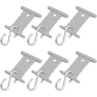 Wamovo S-Haken Wamovo Markisen S-Haken 6 Stück für Keder 5/6 mm & 7/8 mm, Befestigungs Set für Fiamma & Caravanstore Markisen