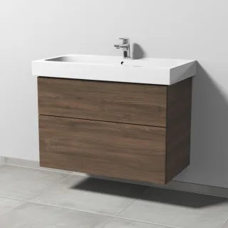 Sanipa 3way Waschtischunterbau zu Geberit iCon Waschtisch mit 2 Auszügen, Eiche-Arizona SM65280