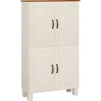 Home affaire Midischrank Rodby FSC®-zertifiziertes Massivholz, Breite 75cm, Höhe 130cm