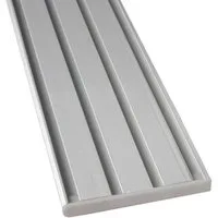 Bestlivings Gardinenschiene, 4-läufig, Fixmaß, Aluminium, verschraubte Aluminium Schiene (7mm), Längen bis 480cm, (4x120cm)