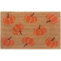 HANSE Home Fußmatte Mix Mats Kokos Pumpkins, Türmatte, rechteckig, Höhe: 15 mm, Kokos, Schmutzfangmatte, Outdoor, Rutschfest, Innen, Kokosmatte, Flur