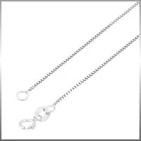 GOLDKLEIN Goldkette 14 Karat Kette Weißgold Veneziana Stil 585 Echtgold 45cm-50cm, Bestpreis - Damen Herren mit Schmuckbox - Sale 31.08.2026