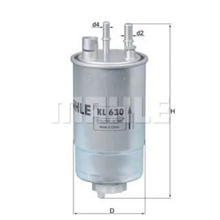 Mahle Kraftstofffilter Opel Meriva A 1,3