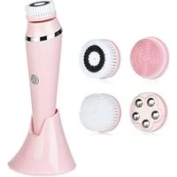 Tenlamp Elektrische Gesichtsreinigungsbürste 4-in-1-Gesichtsreinigungsbürste mit elektrischer Stromversorgung, 5, 5-tlg., Peelingbürste und Gesichtsmassagegerät, Haut-SPA-Set, Peelingbürste & Gesichtsmassagegerät, wiederaufladbar & wasserdicht